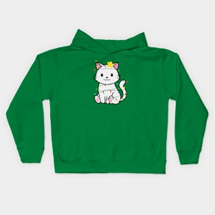 Xmas kitty Kids Hoodie